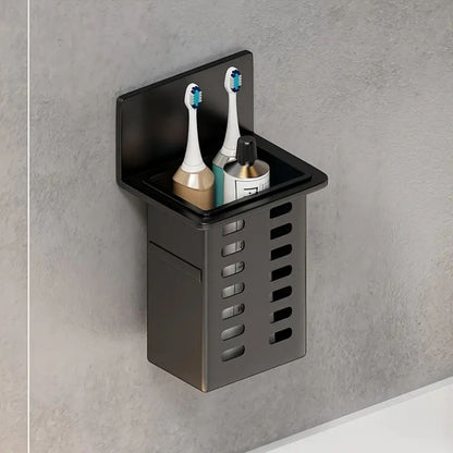 1pc Modern Wall-Mounted Bathroom Organizer